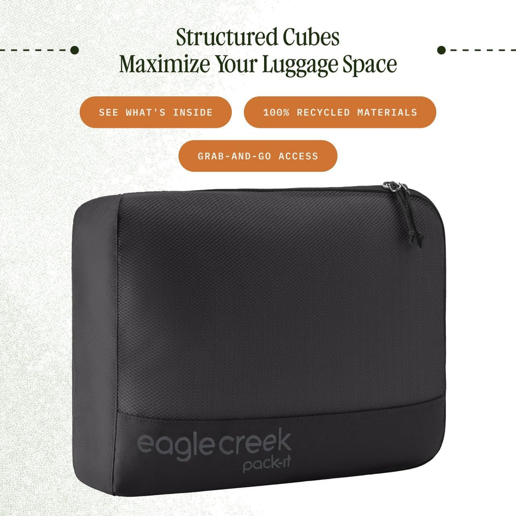 Eagle Creek Pack-It Reveal Cube, Medium, Black