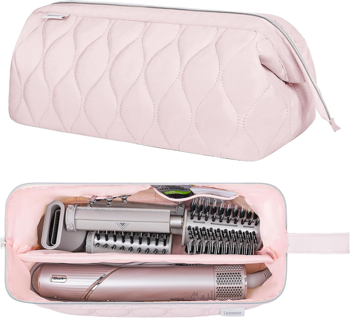 Lexeeco Dyson Airwrap Travel Case for Shark Flex Style Fusion Hair Dryer
