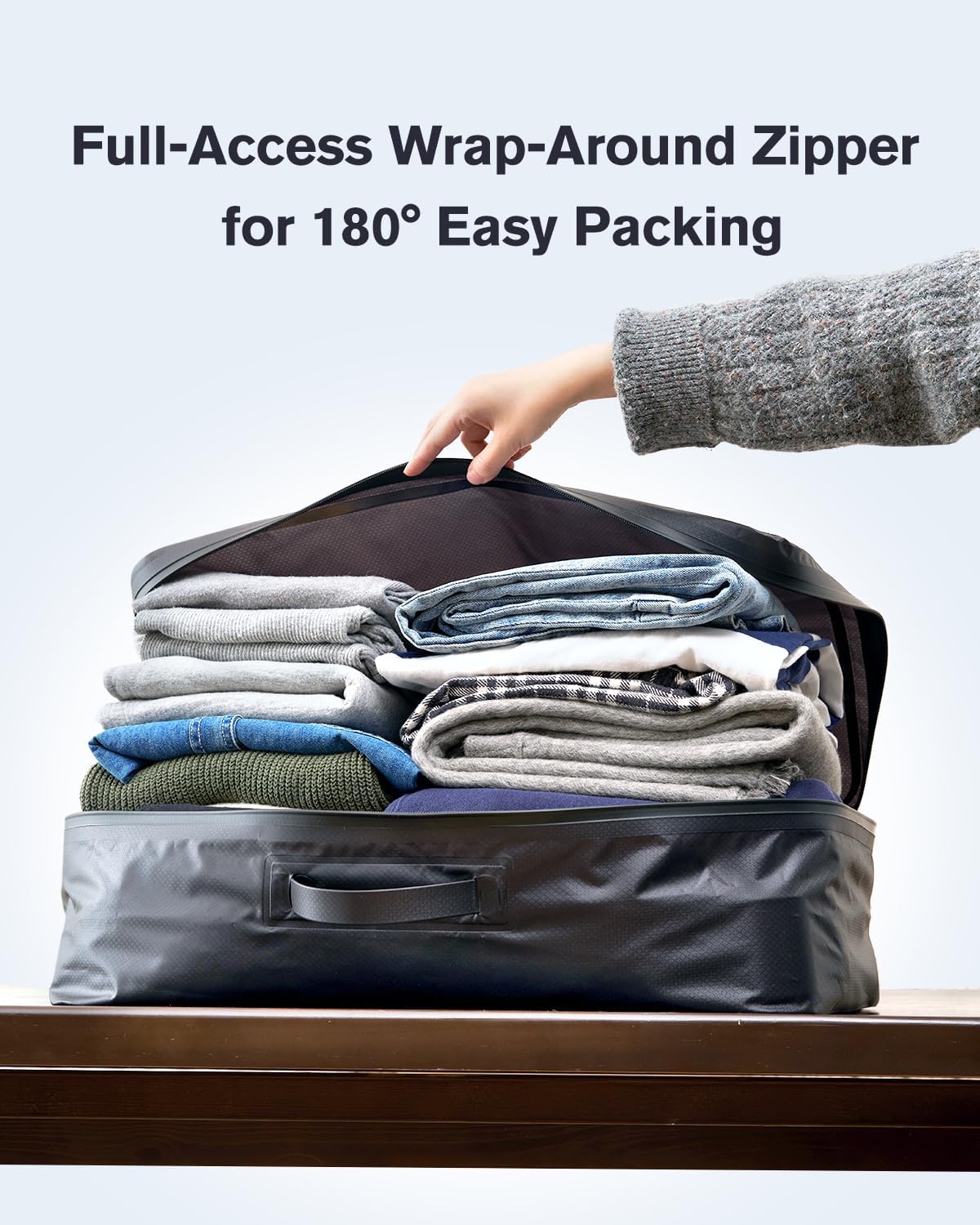 VINTAR Vacuum Bags for Travel with Pump, IP68 Waterproof, 2 Pack, 25L