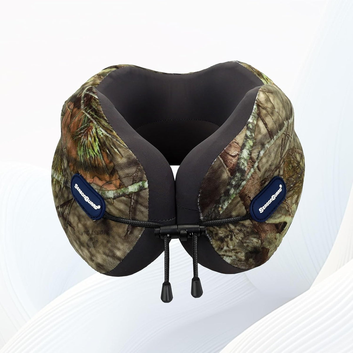 Travel Car Airplane Neck Pillow - Memory Foam Head Rest Support Traveling Essentials - Sleeping Neck Cushion Pillows for Adult Kids - Long Flight Air Accessories Gift for Women - A02 Mossy Oak