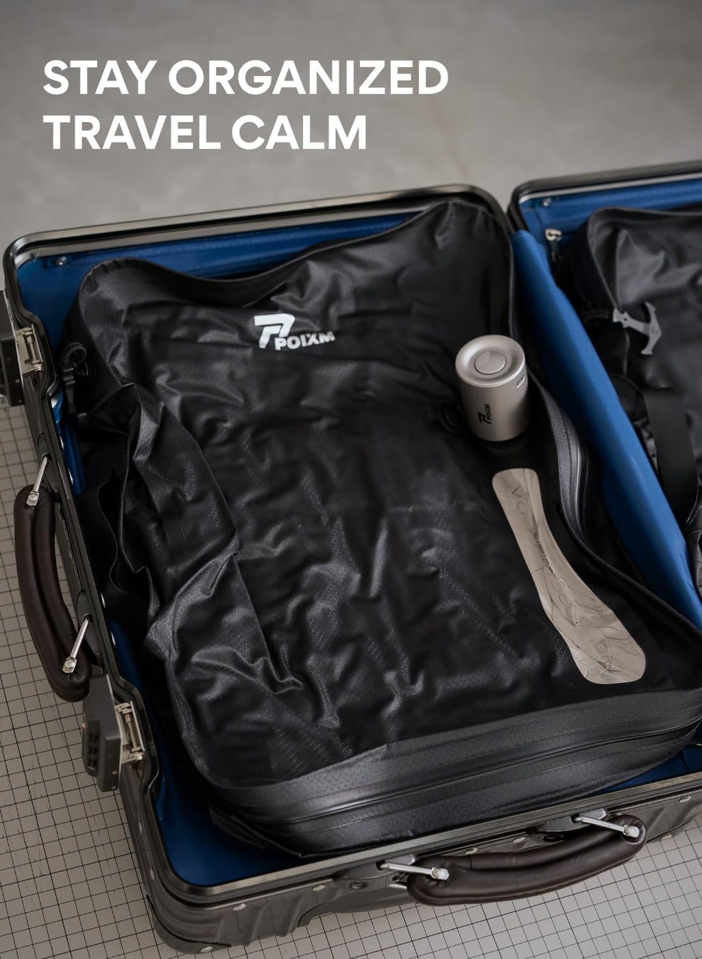 Travel Vacuum Bags with Pump, Carry-On Space Saver, Combo (3 Pack)