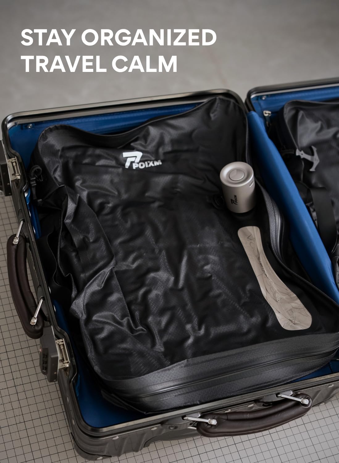 Travel Vacuum Bags with Pump, Carry-On Space Saver, Combo (3 Pack)