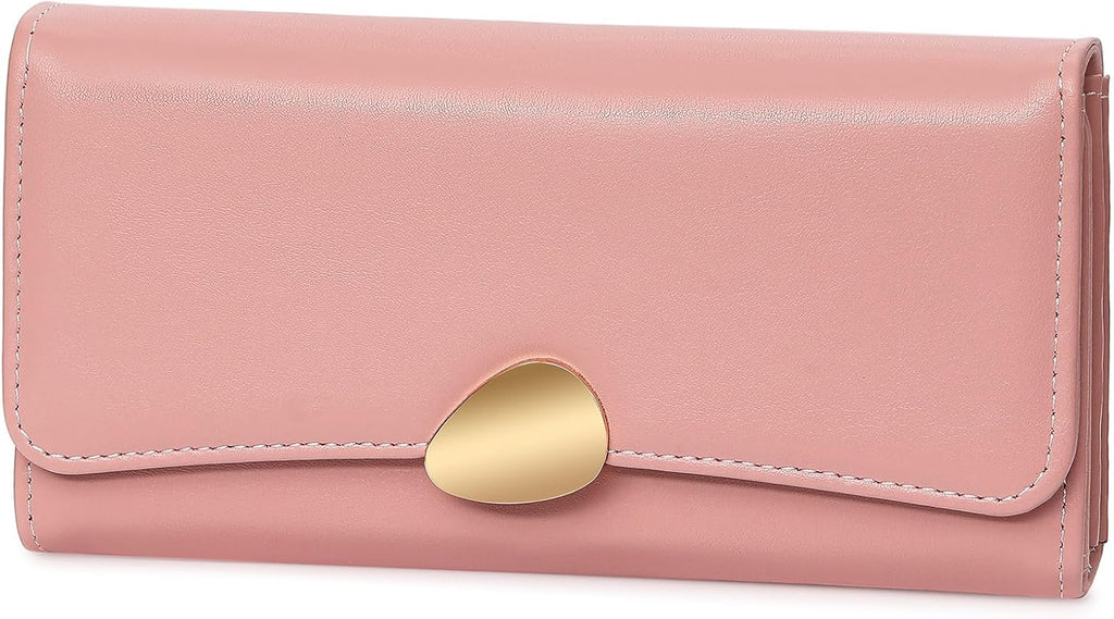 FALAN MULE Wallets for Women Trifold Wristlet Wallets Large Capacity RFID Blocking Ladies Purse Credit Card Holder