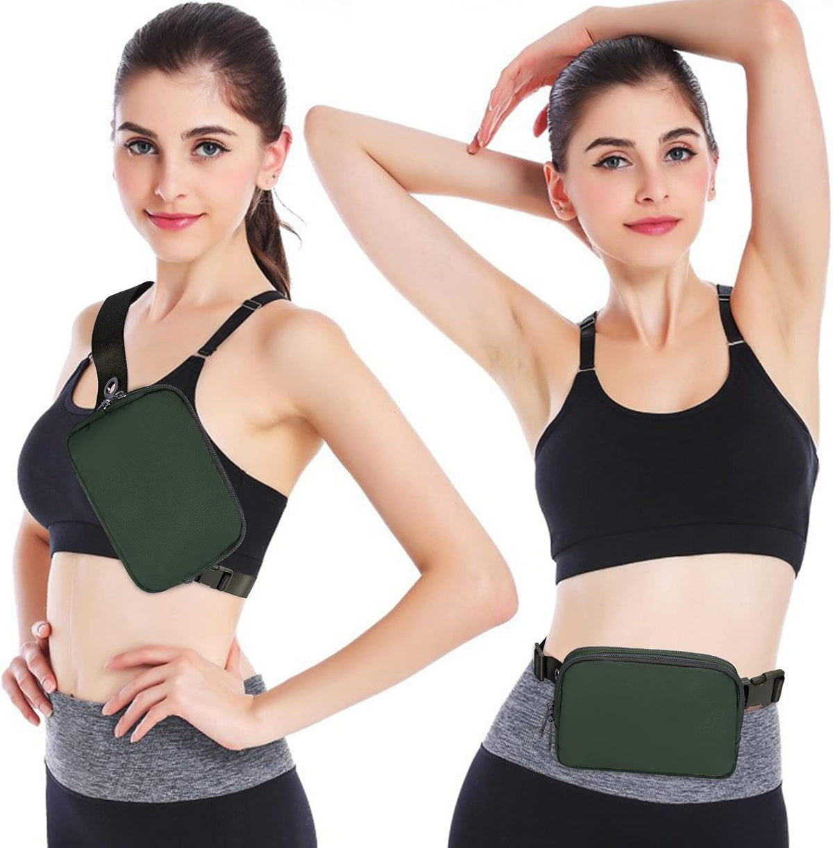 AROME Mini Belt Bag for Women Men Fashion Waist Packs Fanny Pack