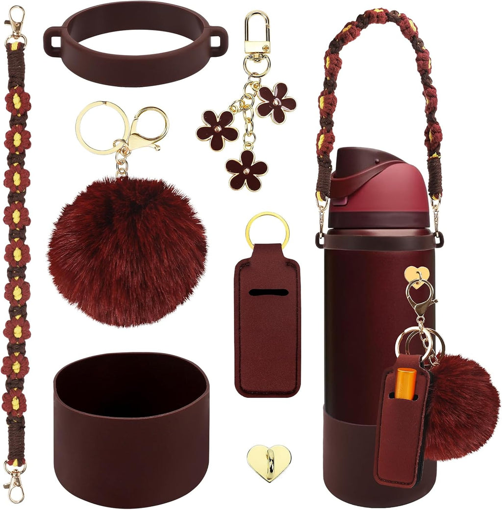 Compatible for Owala FreeSip 32 oz Accessories Bundle:Putting Green