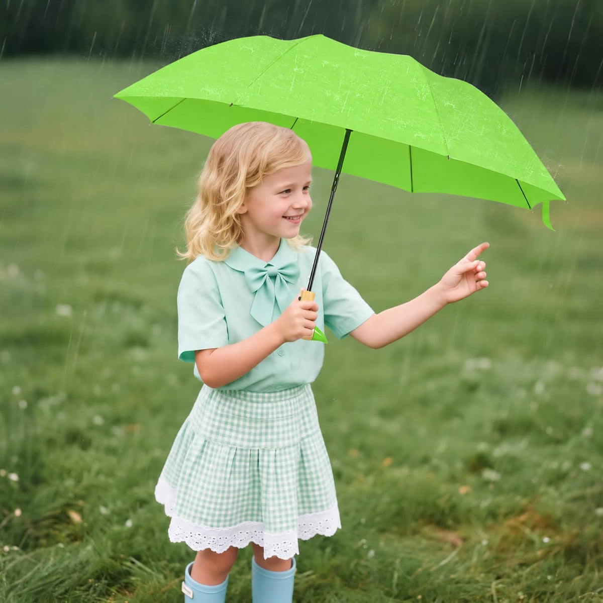 Duck Umbrella Travel Size Cute Compact Portable Waterproof for Kids Gifts