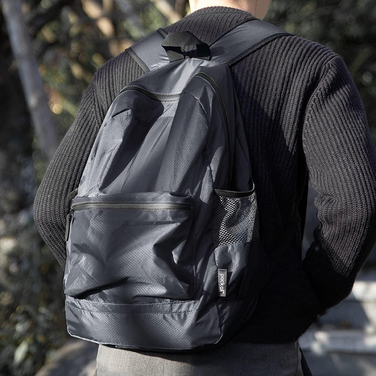 pack all 20L Lightweight Foldable Backpack, Water-Resistant Hiking Daypack