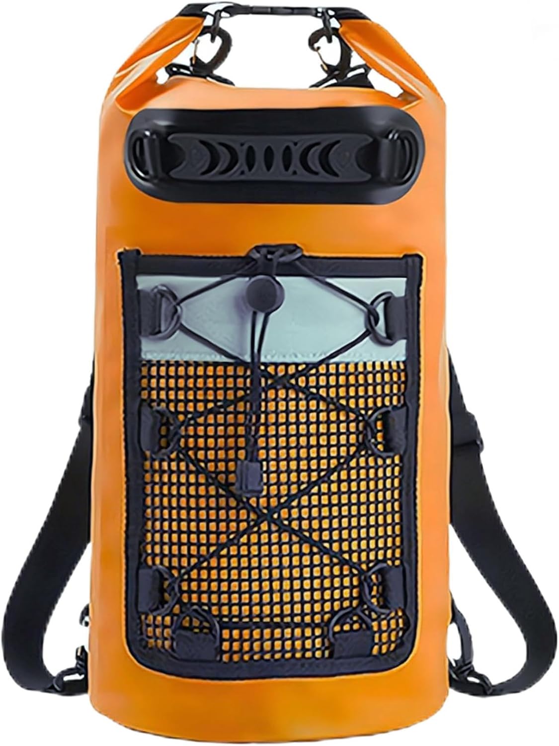 SHENDU 20L Roll-Top Waterproof Dry Bag Backpack for Kayaking Hiking(orange)