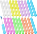 21 Pcs Travel Toothbrush Holders,Plastic Toothbrush Case,7 Colors