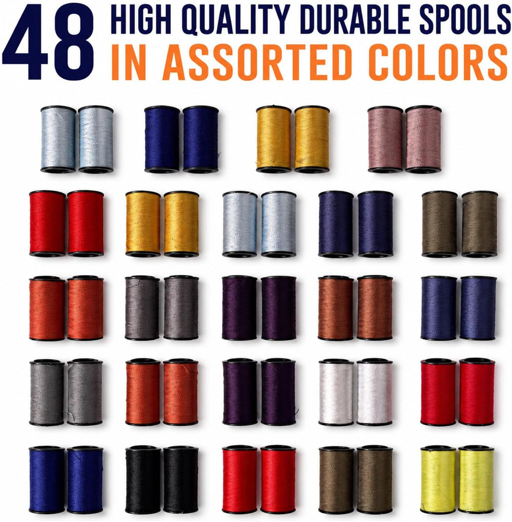 Gippome Mini Sewing Kit for Adults, 172pcs Portable Needle and Thread Kit