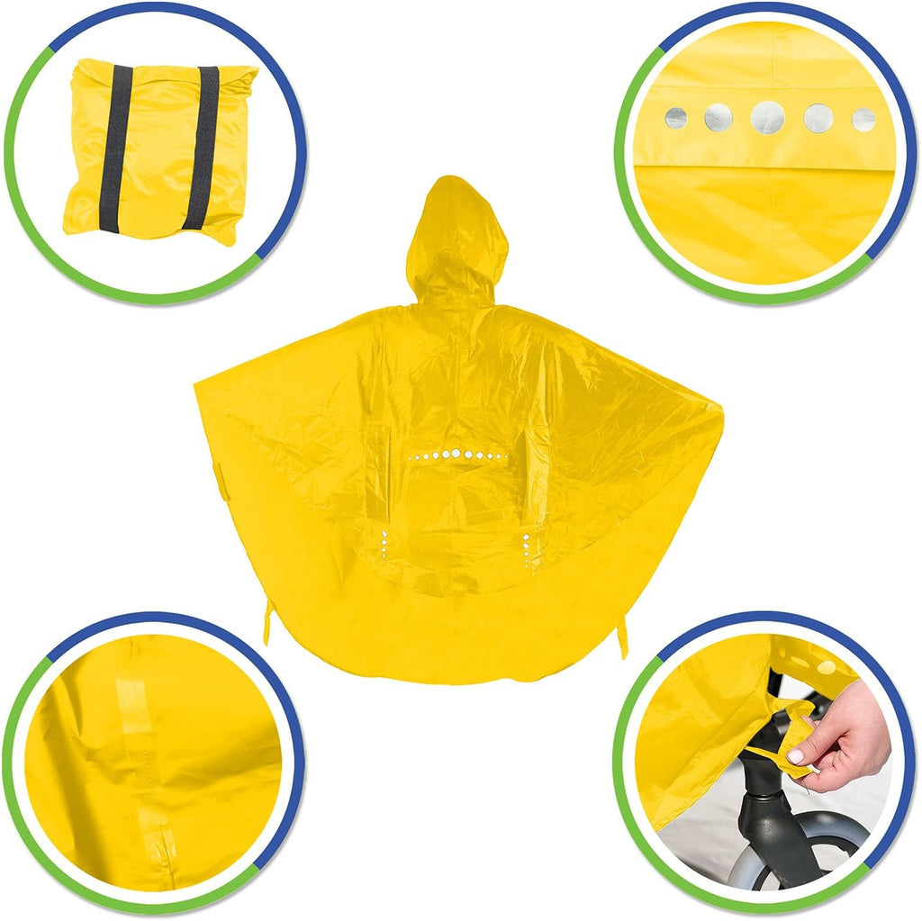 – Waterproof Poncho for wheelchairs – Universal Raincoat – Italian design
