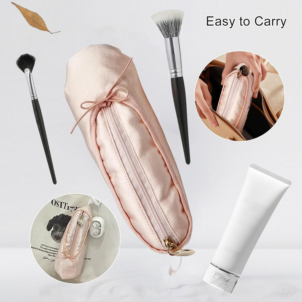 Ballet Shoe Pink Makeup Bag, Dance Recital Gifts for Girls