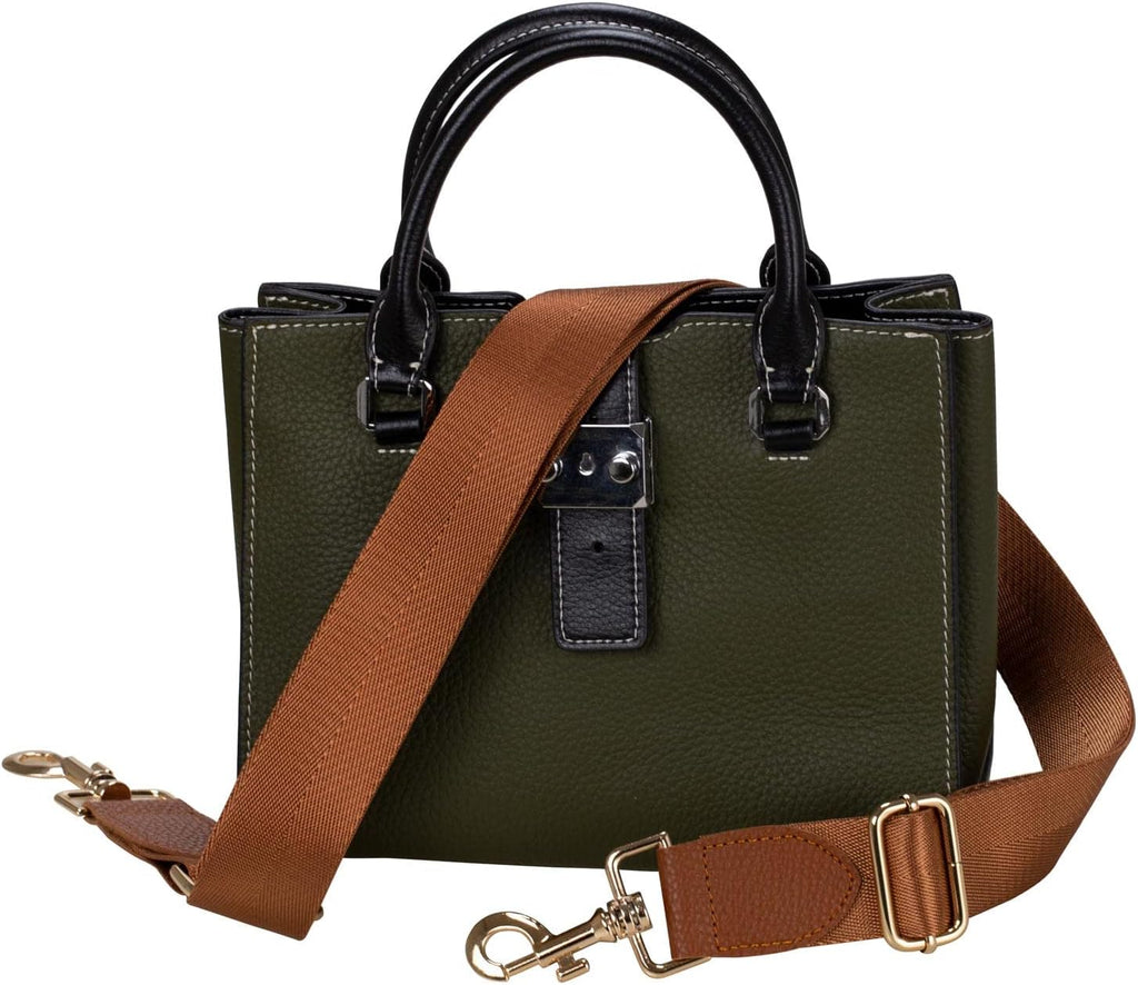Allzedream Wide Purse Strap Replacement Crossbody Shoulder Bag Adjustable Leather Ends