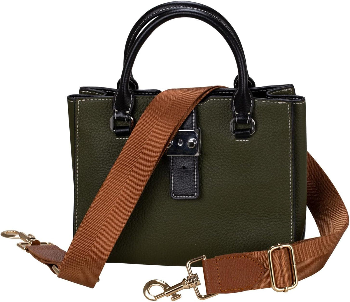 Allzedream Wide Purse Strap Replacement Crossbody Shoulder Bag Adjustable Leather Ends