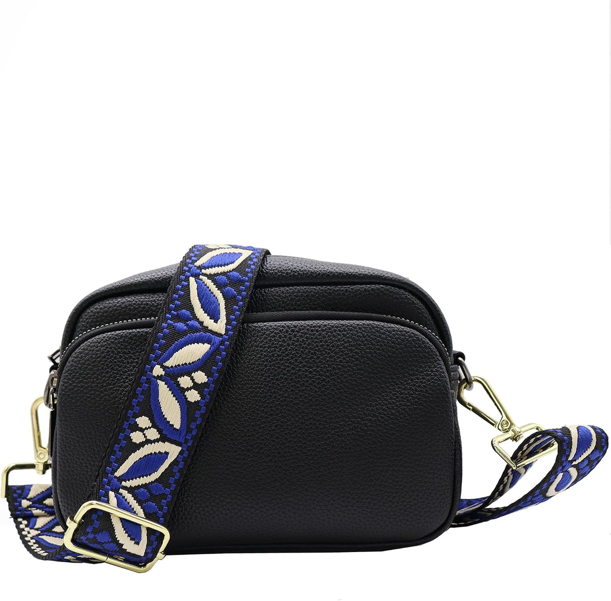 1.5" Wide Purse Strap Adjustable Replacement Gold Hardware Long Crossbody Bag Strap for Thick Shoulder Bags Canvas Handbags Straps