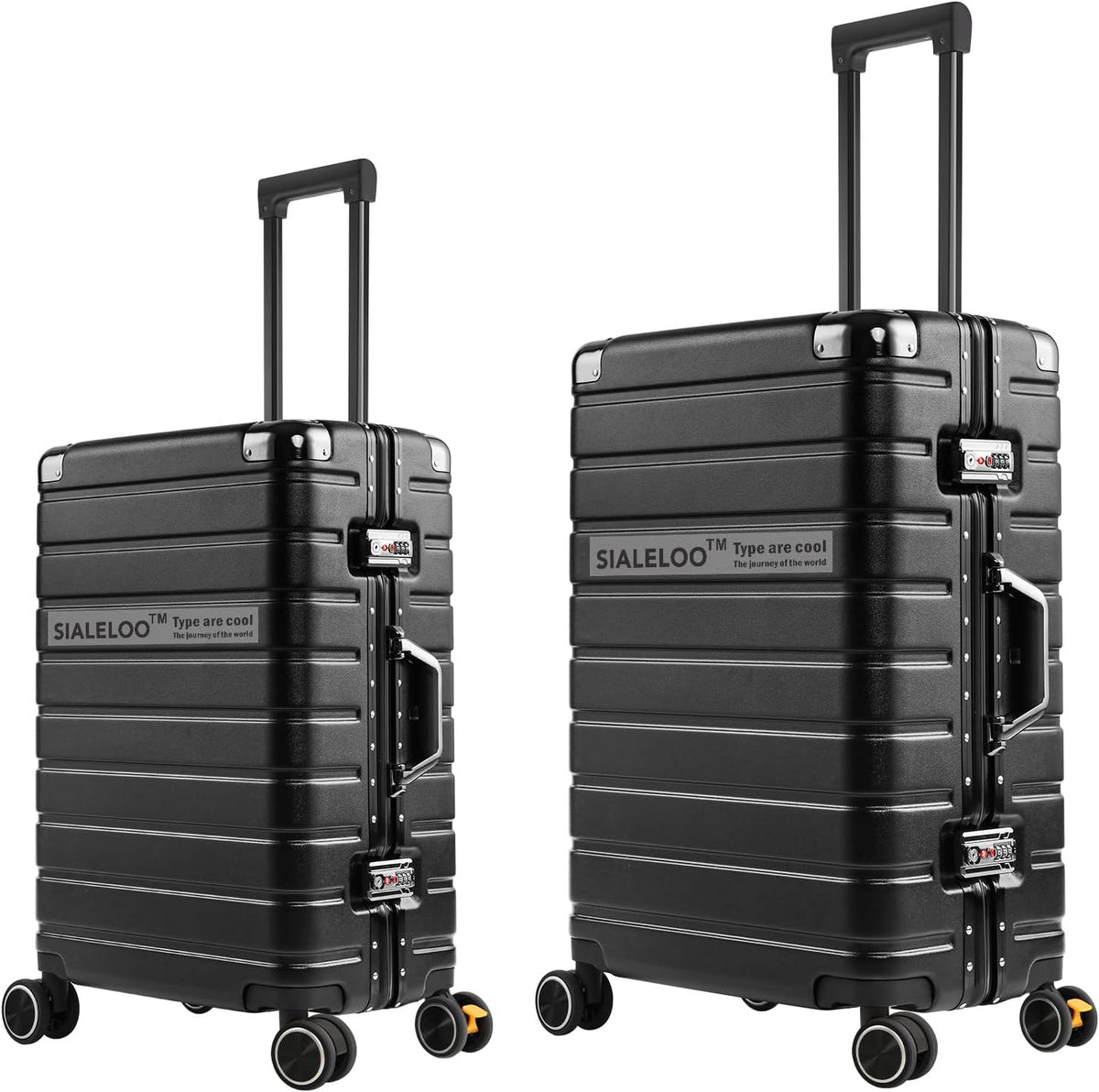 2-Piece Zipperless Luggage Set, 20/26 Inch