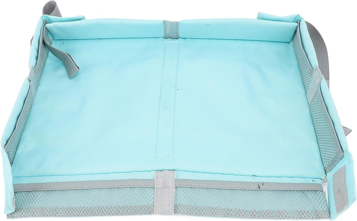 Foldable Travel Tray Cover, 15 X 10 X 2 in, Polyester Fiber (Green)