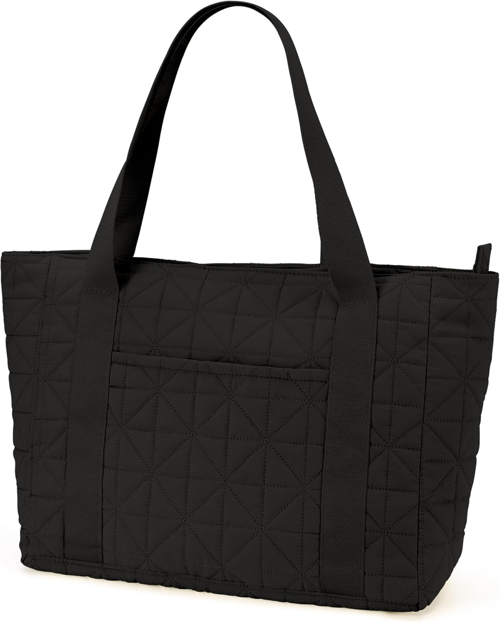 REVOTRA Tote Bag for Women, Puffer Work bag with Zipper, Quilted tote bag, Magnetic Pocket, Purse for Travel, Gym, College