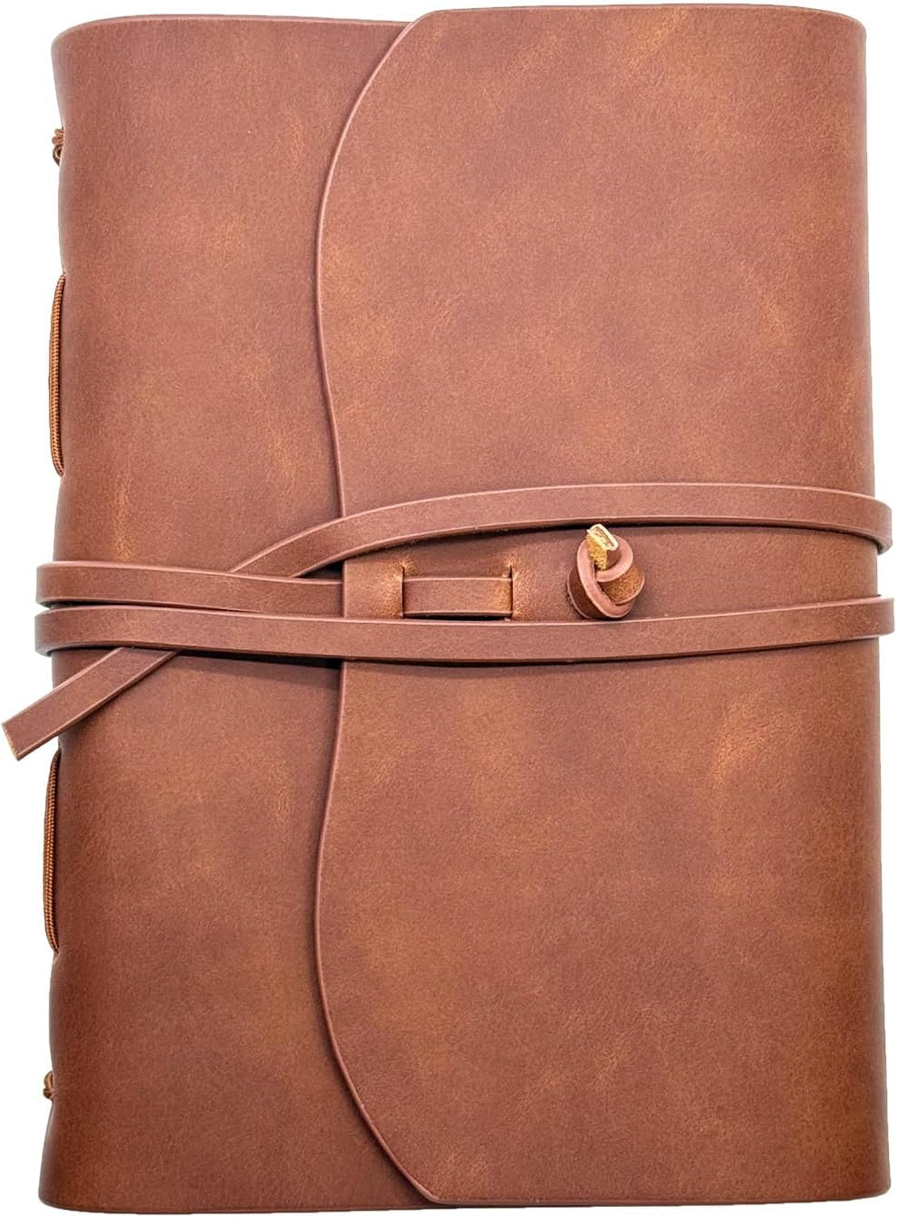 CooLeathor Dark Brown Notebook Journal - Leather Journaling for write A5 Size Diary 6.2x8.5 Inch,Notepad For Women,Man,Vintage,Gifts,Work,Traveler,Personal
