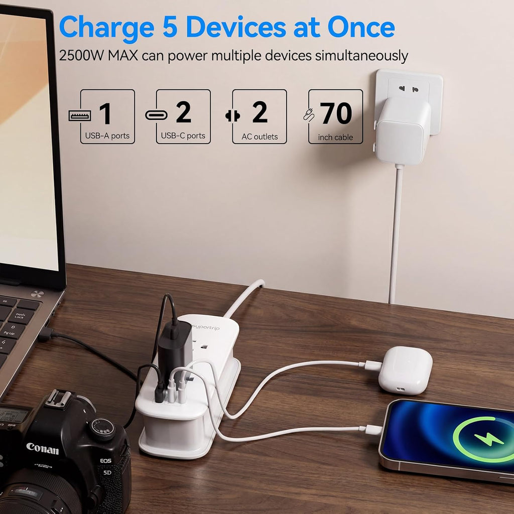 Universal Travel Adapter, PD 30W International Power Adapter