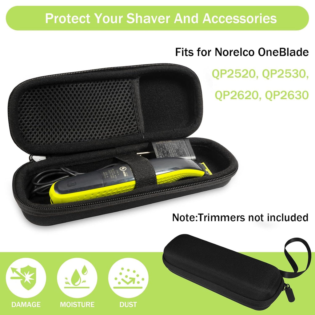Hard Travel Carrying Case for Hybrid Electric Trimmer & Shaver