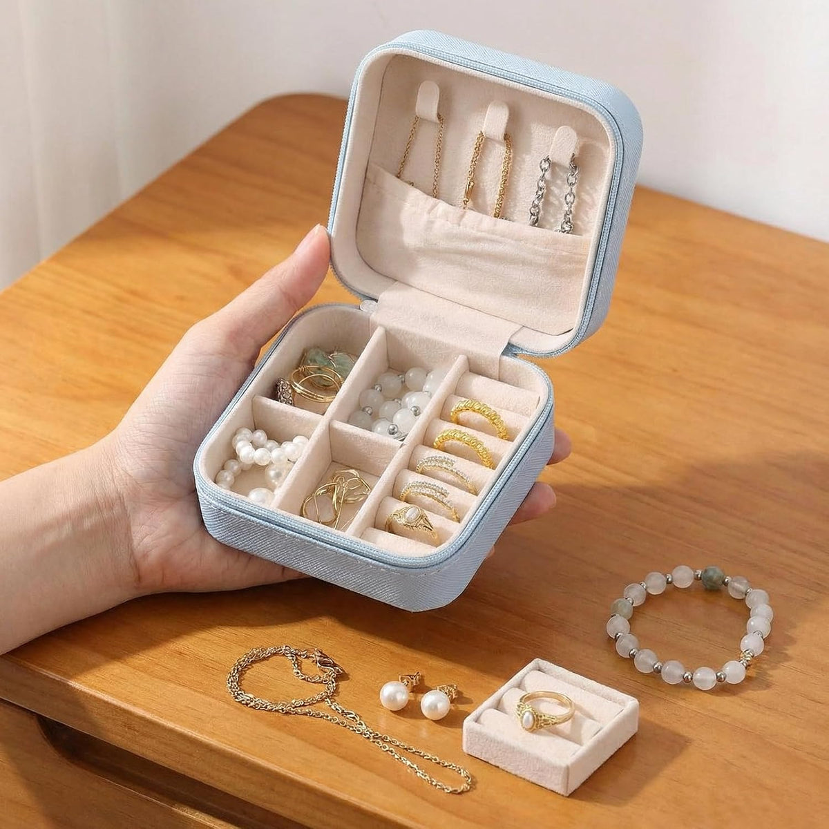 Taiyin 6/12/50 Pcs Travel Jewelry Case Bulk