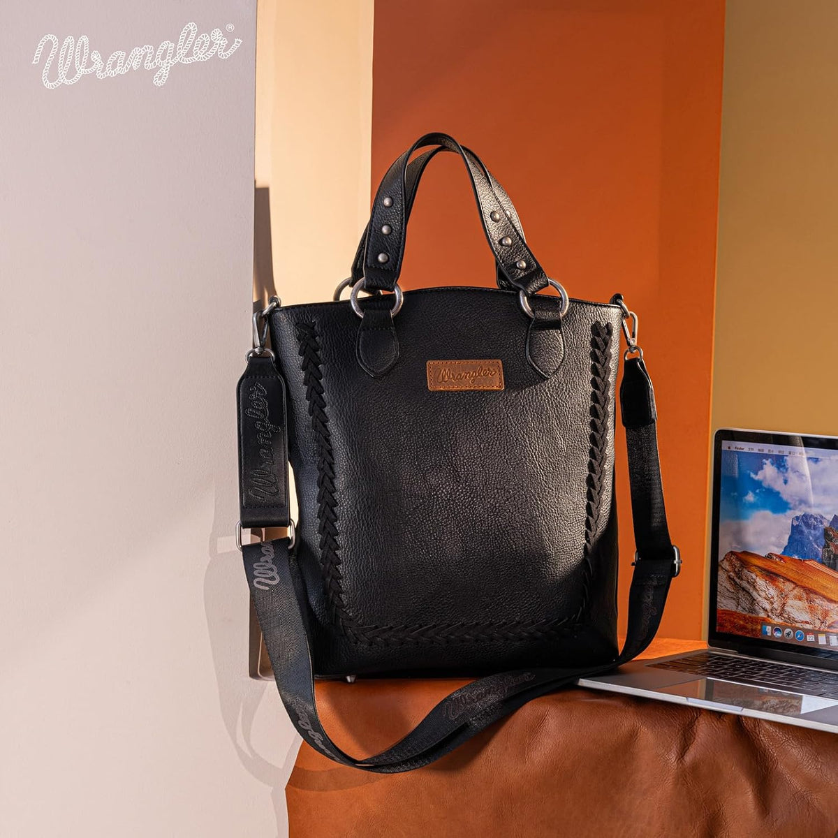 Wrangler Tote Bag for Women Large Crossbody Purses Western Designer Handbags