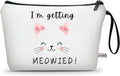 SEAMOON Bride to Be Makeup Bag, Bridal Shower Gifts for Bride Bridesmaid
