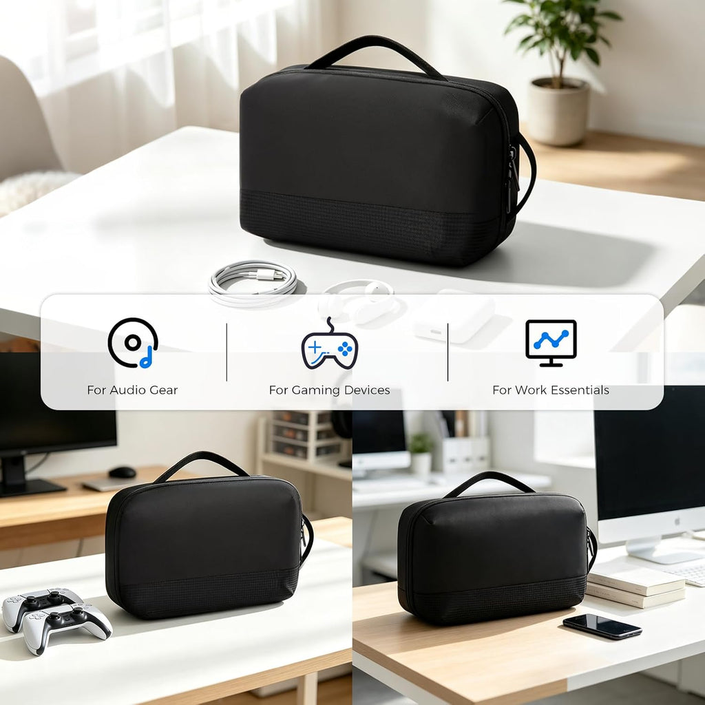 Electronics Organizer Travel Case, Cable Organizer Bags & Cases