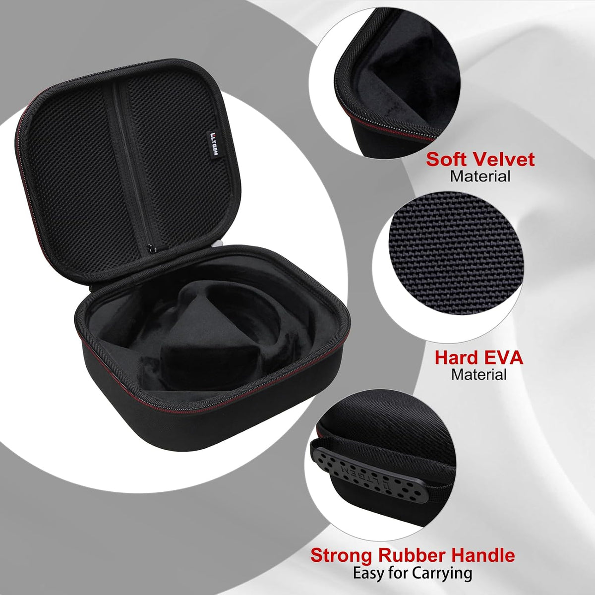 Case for Turtle Beach Stealth 500/600/700 Wireless Gaming Headset Black