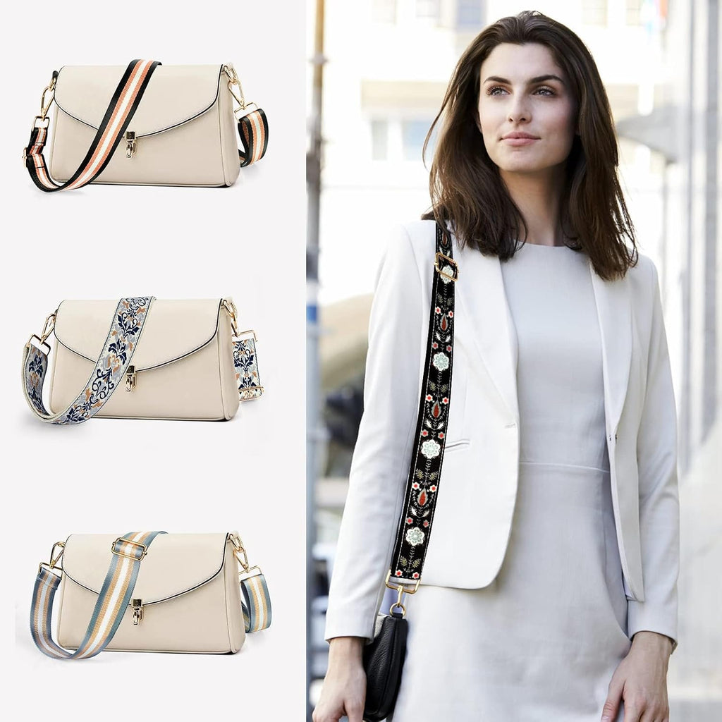 Purse Straps Replacement Crossbody Straps for Purses,Wide Shoulder Strap for Bags Extender Guitar Straps for Handbags