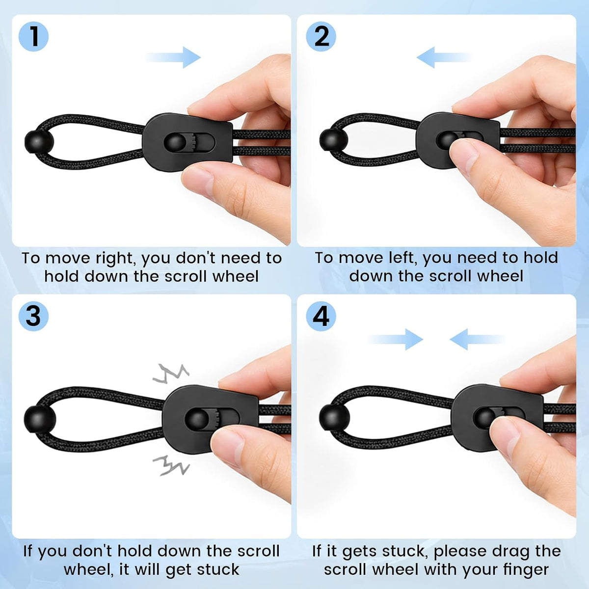 2 PCS Under Seat Bag Strap for Airplane Travel, 59 Inch Adjustable Airplane Seat Backpack Strap with Anti-Slip Lock Hook for Flight Train Car Storage, Free Up Under Seat Leg Room (Black)
