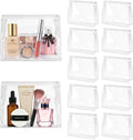 Ohuimrt Mini Clear Makeup Bags, 7.9" x 5.9" x 2", 12 PCS