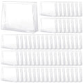 Xuniea 25 Pcs Mini Clear Zipper Makeup Bags,7.8 x 5.9 x 1.9 in