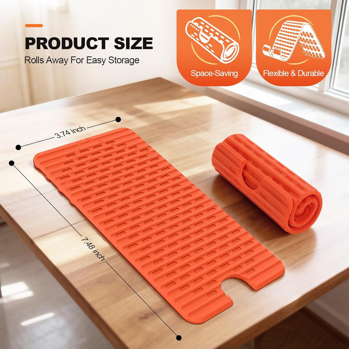 2-Pack Flexible Silicone Phone Stand, Foldable Airplane Phone Holder