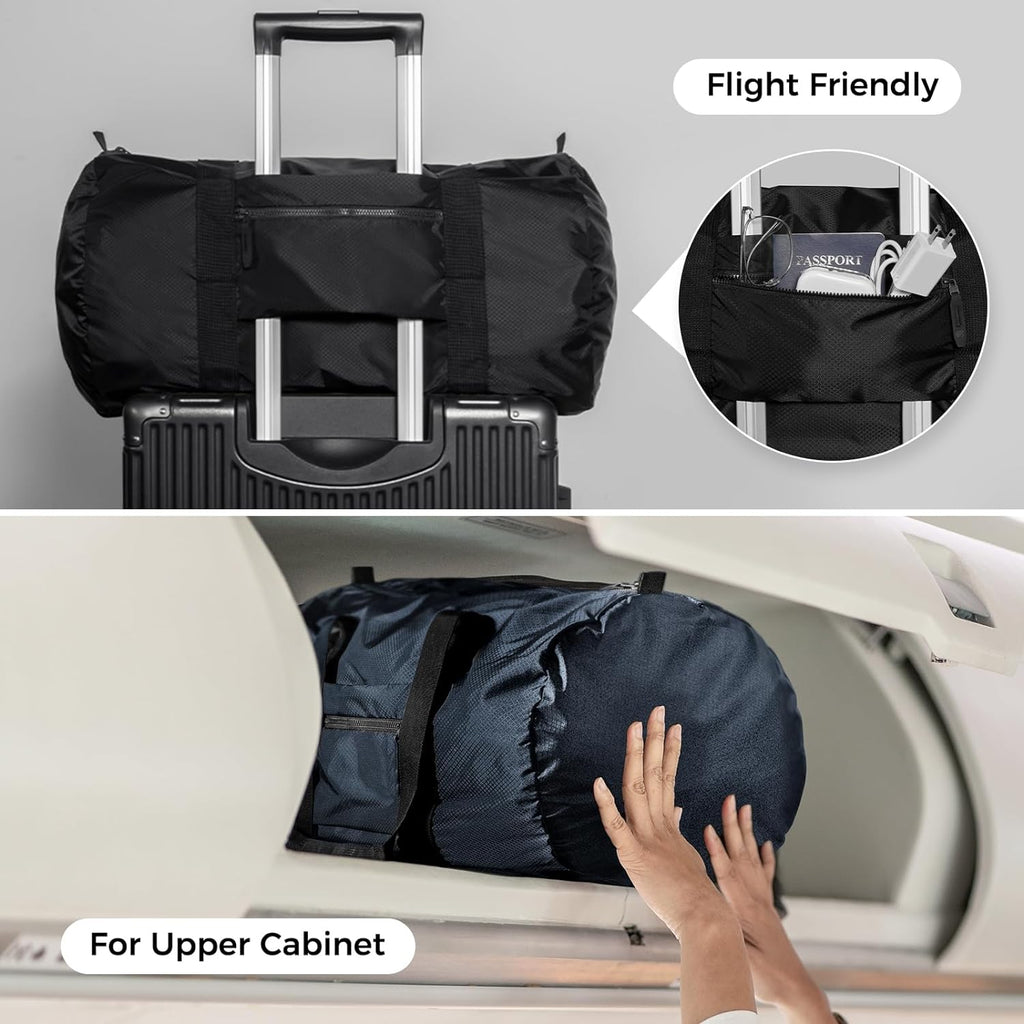 pack all Lightweight Travel Duffel Bag, 45L Foldable Weekender Bag