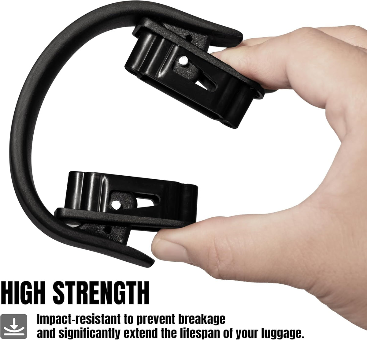 Luggage Handle 220mm Durable Spare Replacement Luggage Grip Carry Strap（HR-02N）