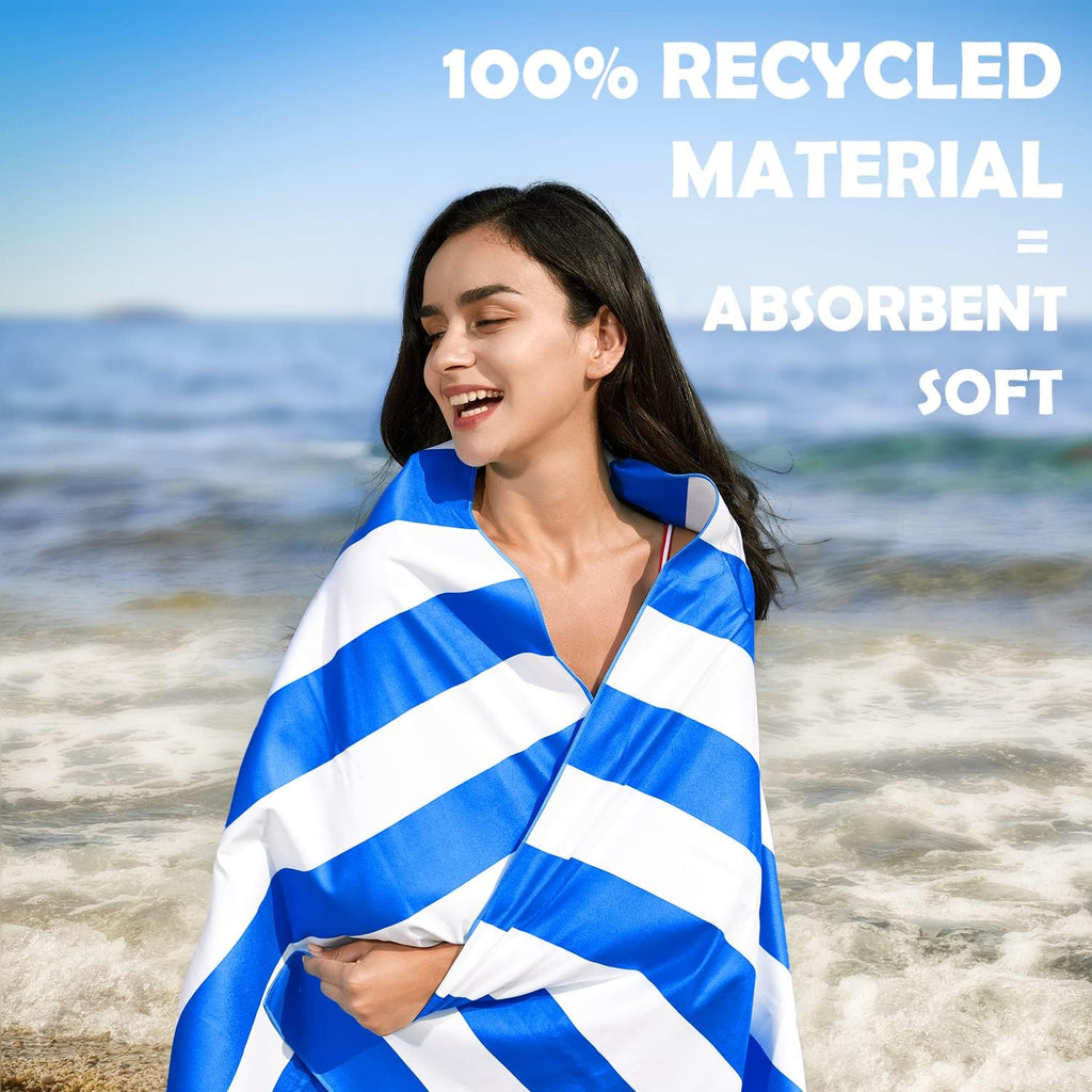 Your Choice Microfiber Beach Towel Sand-Free Quick Dry (67"x35"/60"x30")