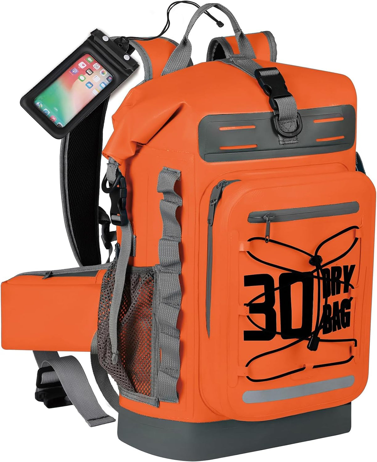 MORXPLOR Dry Bag Waterproof,5L/10L/20L/30L/40L/55L Roll Top Dry Bag Backpack with WaterProof Phone Case for Swim,Kayak