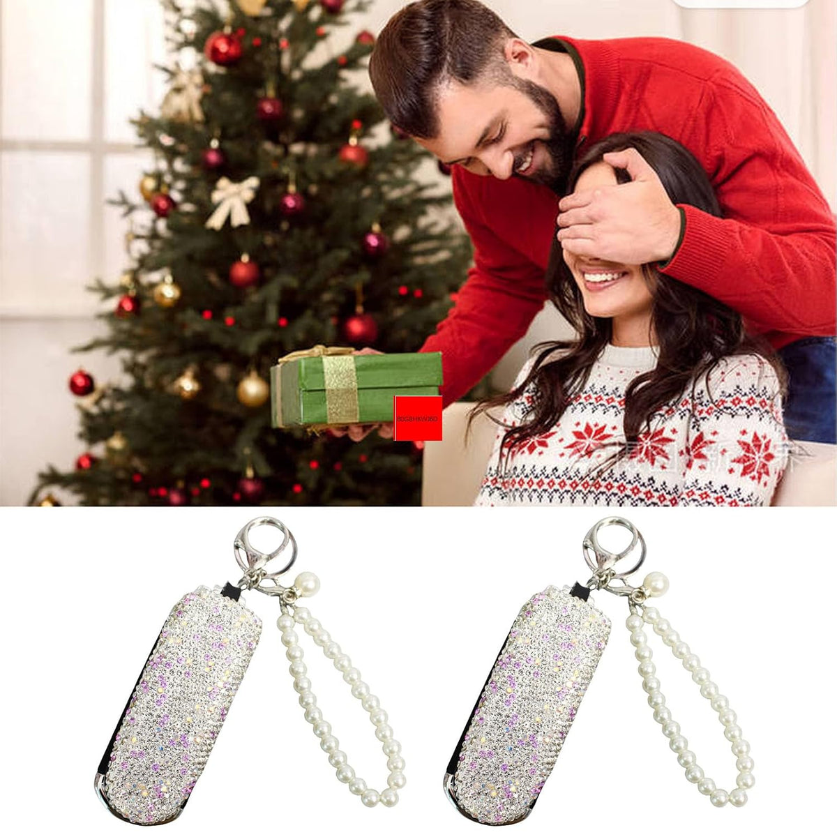 1 Pack Rhinestone Pocket Hair Brush with Mirror Bling Travel Folding Combs Sparkle Portable Collapsible Compact Comb for Women Wedding Party Silver White (With Chain-Purple)