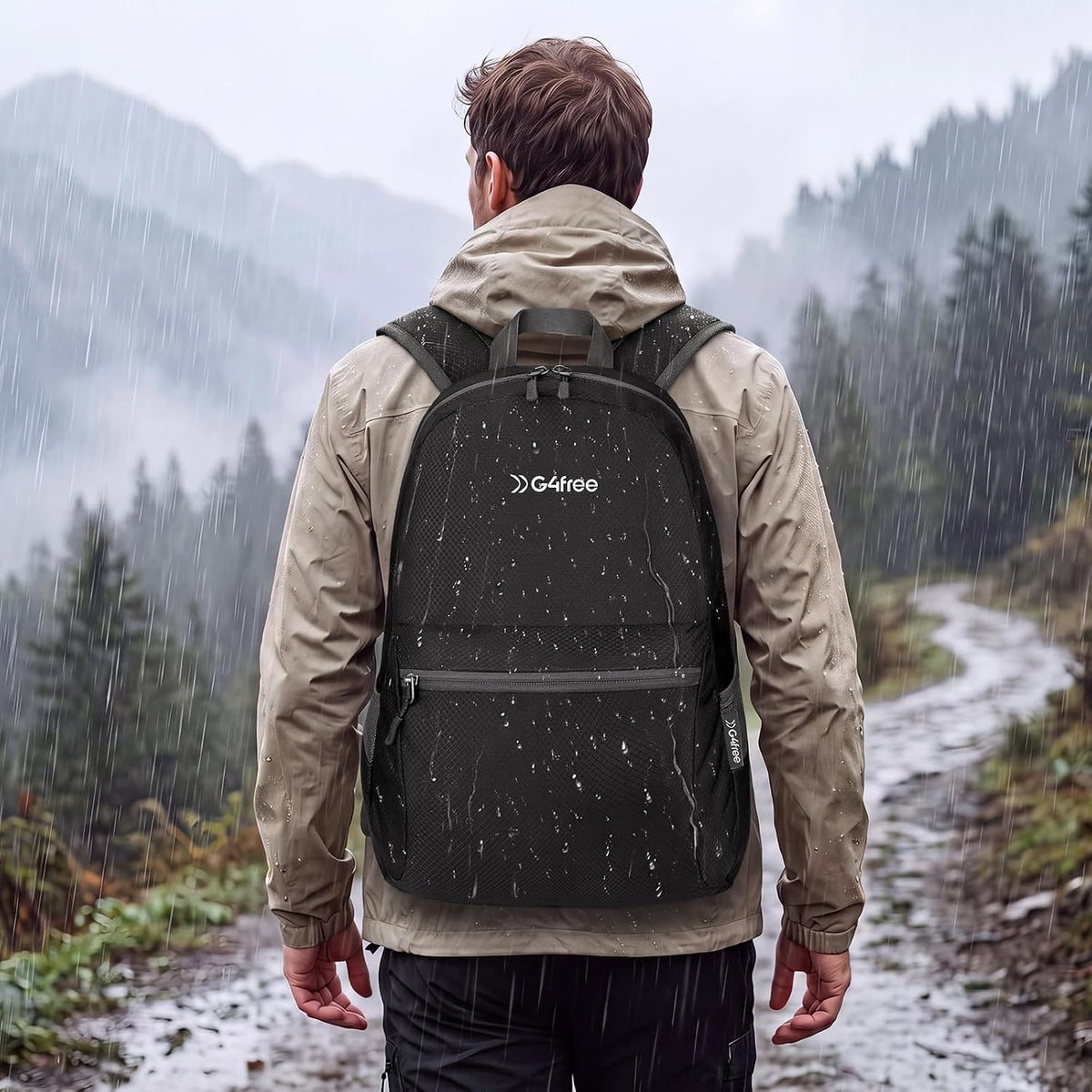 G4Free 30L Packable Travel Hiking Backpack for Men Women