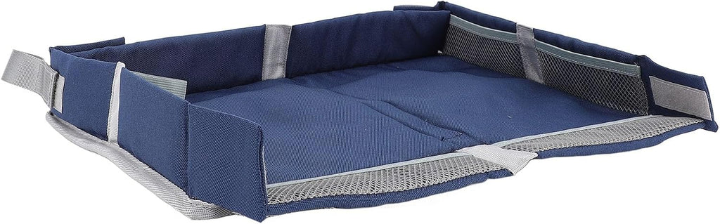 Foldable Travel Tray Cover, 15 X 10 X 2 in, Polyester Fiber (Dark Blue)