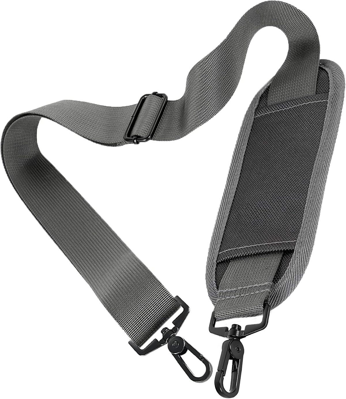 Taygeer Crossbody Strap Replacement, 52" Universal Laptop Bag Strap, Grey