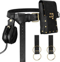 Renaissance Belt Pouch Medieval Pirate Costume Accessories Set for Cosplay