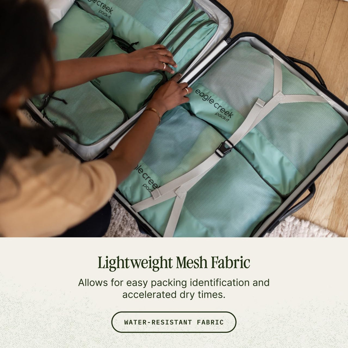 Eagle Creek Pack-It Reveal Expansion Cube, Large, Willow Green