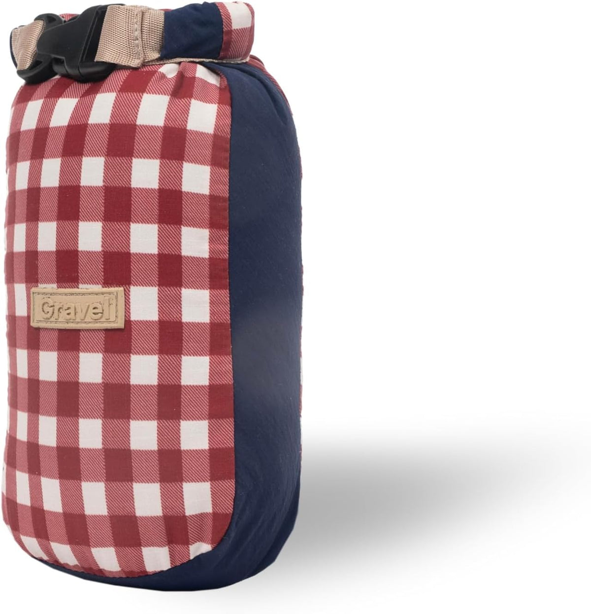 Gravel UltraPak™ Packable Insulated Travel Blanket – Lightweight Outdoor Blanket, Water-Resistant, Compact 20D Nylon with Snap Closure for Camping, Hiking & Travel, Gingham