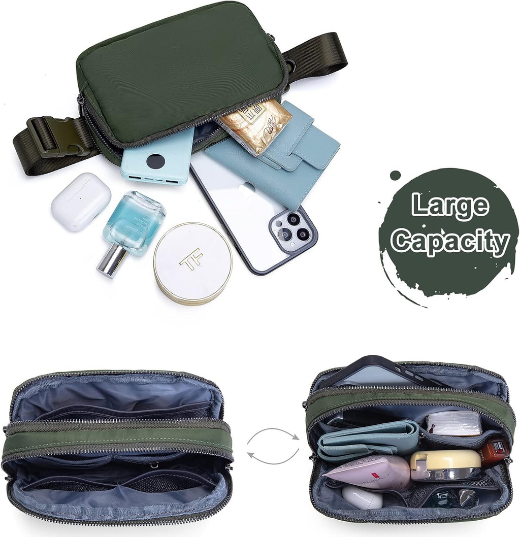 AROME Mini Belt Bag for Women Men Fashion Waist Packs Fanny Pack