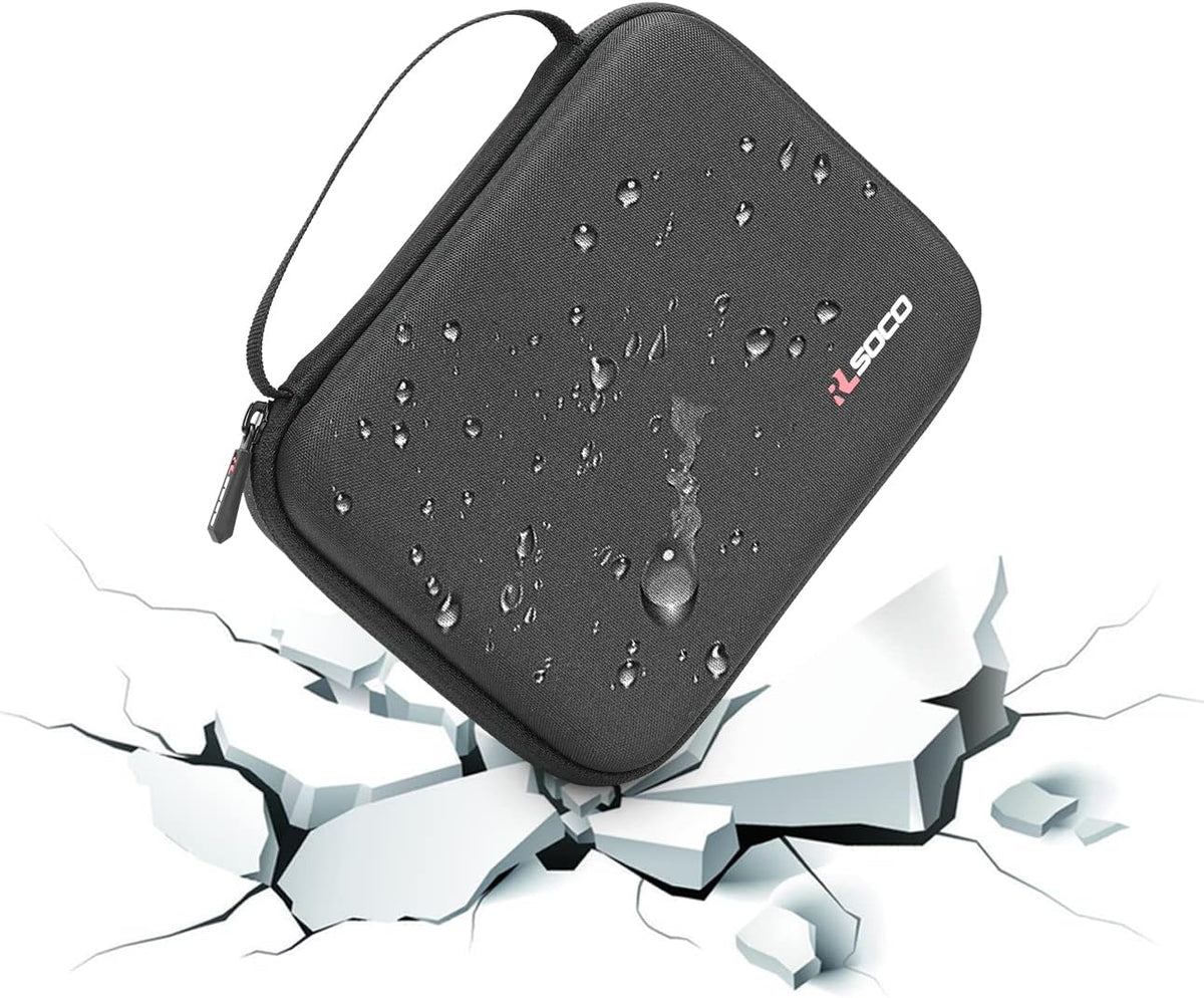 RLSOCO Carrying Case for GL.iNet GL-SFT1200/GL-MT3000/GL-BE3600/GL-AXT1800/GL-MT3600BE/GL-A1300/GL-BE1000 Pocket-Sized Wi-Fi 6 Travel Router,AC Adapter and Data Cable (Case Only)