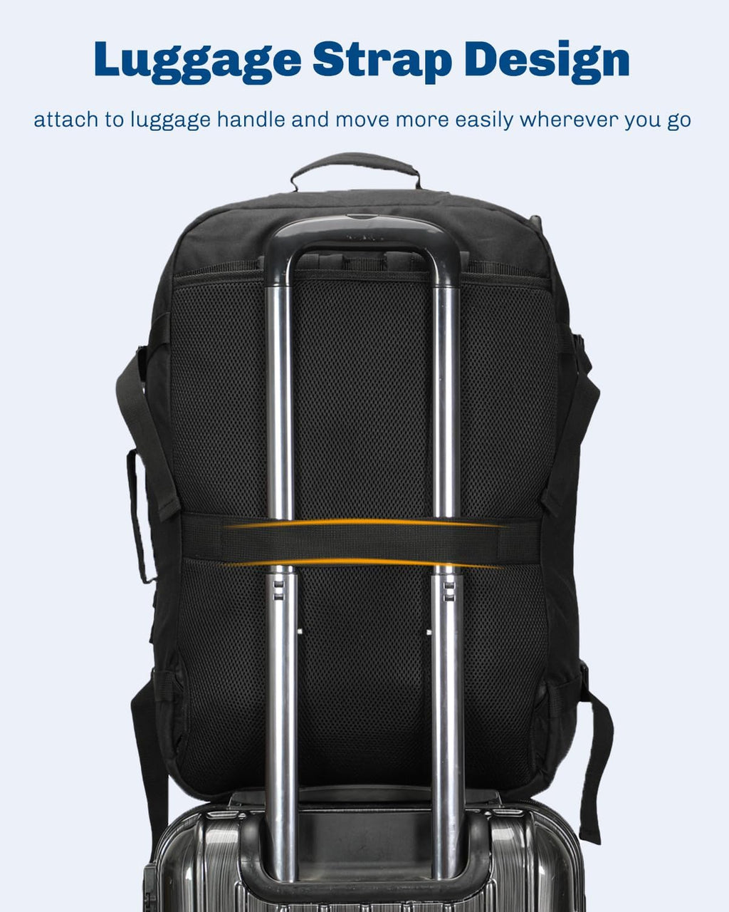 Hynes Eagle 38L Flight Approved Backpack Carry On Travel Bag for Men Women