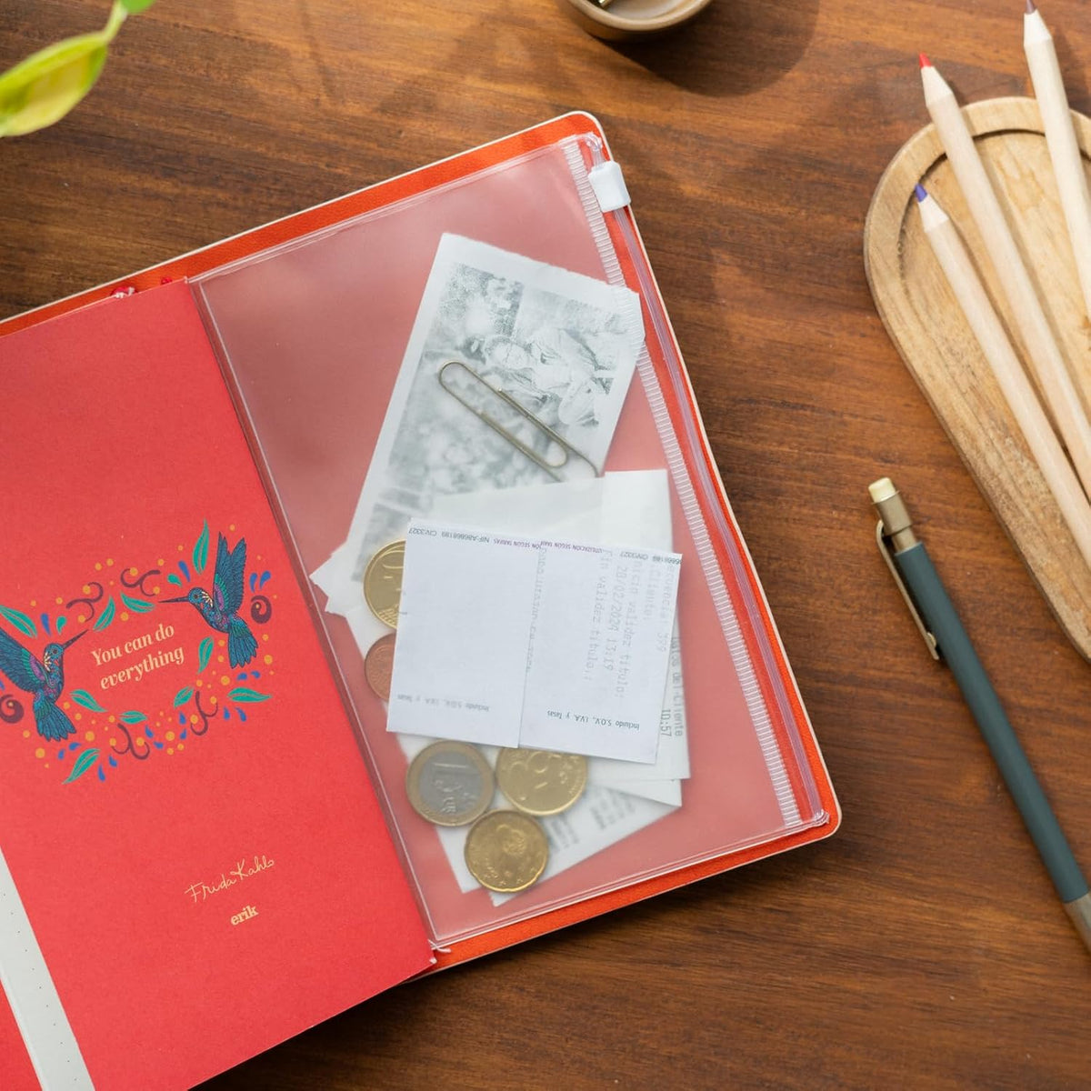 Grupo Erik Frida Kahlo Travelers Notebook 7.3x4in 80 Sheets